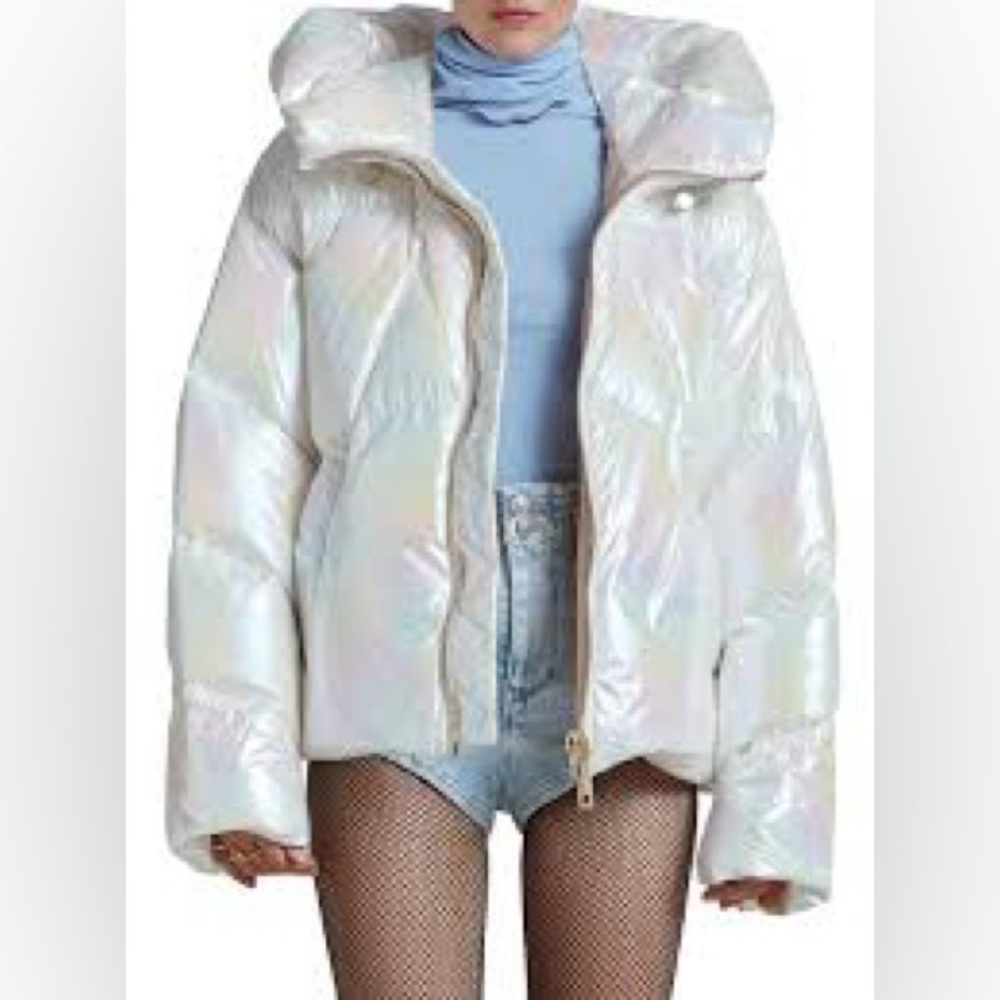 Iridescent Puffer Jacket